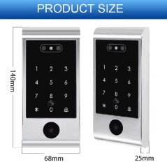 Dimensions du contrôle d’accès TTLock au design arrondi