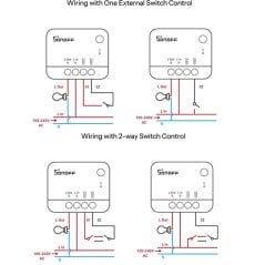 Sonoff ZBMINIL2 Extreme Zigbee Schakelaar zonder Nulleider