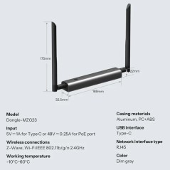 Sonoff Dongle-MZG23 Z-Wave 800 PoE Gateway | Home Assistant