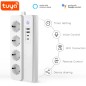 Multiprise Tuya Smart WiFi 10A avec 4 prises Schuko, 2 ports USB et 2 ports Type-C