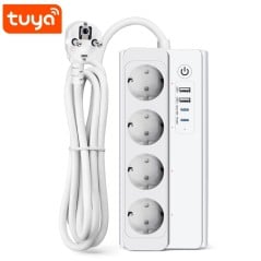Multipresa Tuya Smart Life con 4 prese Schuko e cavo da 1,5 metri