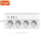 Tuya Multipresa Smart WiFi 10A con 4 Prese Schuko, 2 USB e 2 Type-C
