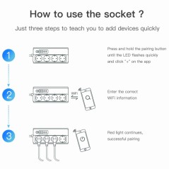 Configuración de regleta Tuya WiFi en tres pasos con Smart Life