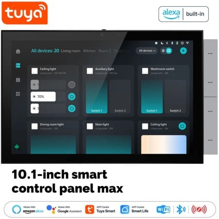 Tuya Max Smart Home Bedieningspaneel Retina Touchscreen 10,1"