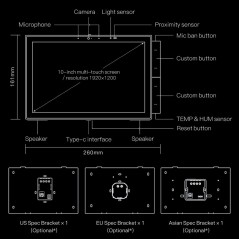 Tuya Max Smart Home Control Panel Retina Touchscreen 10.1"