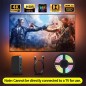 Kit de rétroéclairage TV Tuya RGBIC Smart WiFi avec boîtier de synchronisation HDMI 4K HDR