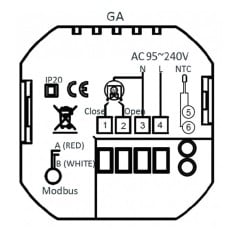 Termostato inteligente WiFi para calentador de agua eWeLink BHT-006GAW