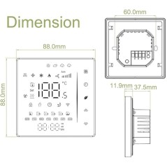 eWeLink Smart WiFi Boiler Heating Thermostat BHT-006GCW