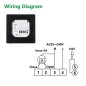 Thermostat intelligent WiFi pour chauffe-eau eWeLink BHT-006GAW