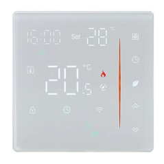 Thermostat WiFi eWeLink BHT-006GCW blanc pour chaudière à gaz
