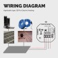 Thermostat de chauffage électrique intelligent WiFi eWeLink BHT-006GBW