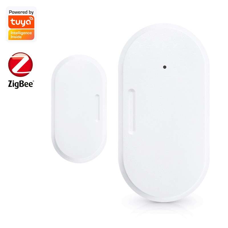 Capteur de porte de fenêtre Tuya ZigBee Mini Smart compatible