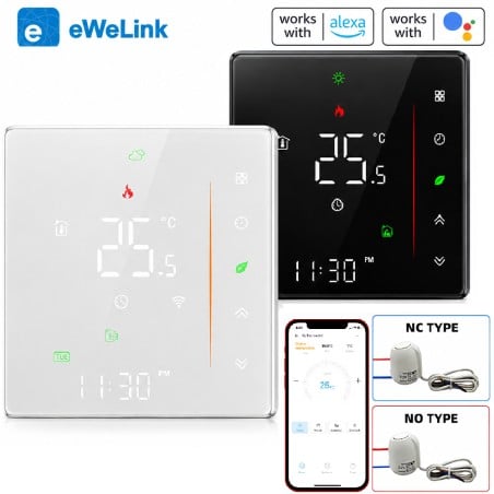 eWeLink Smart WiFi 5A Thermostat for Hydronic Heating