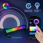 Tuya Barra Lineare LED RGB+CCT Smart Zigbee IP65 da Esterno Nera