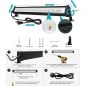Tuya RGB+CCT Smart Zigbee IP65 Outdoor LED Linear Bar Black