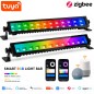 Tuya Barra Lineare LED RGB+CCT Smart Zigbee IP65 da Esterno Nera
