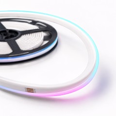 Détail du ruban LED COB Side View flexible avec lumière RVB