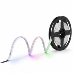 Flexible COB Side-View RGB LED Strip, 5-meter roll