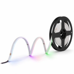 Flexibele COB Side View RGB LED-strip met rol van 5 meter