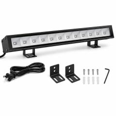 Barra Lineare LED RGB+CCT Smart Bluetooth da Esterno IP66 Nera con App Fi Light