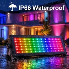 RGB+CCT-LED-Wallwasher-Leiste Bluetooth IP66 45-148W Fi Light
