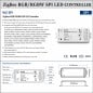 Tuya SPI RGB en RGBW Smart Zigbee LED-controller voor adresseerbare LED-strips van 5-24V