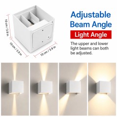 Tuya Applique LED Smart Zigbee RGB+CCT 9W Intérieur Extérieur