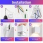 Applique murale LED Tuya Smart Wi-Fi et Bluetooth réglable haut et bas Applique murale LED Tuya Smart Wi-Fi et Bluetooth réglable haut et bas
