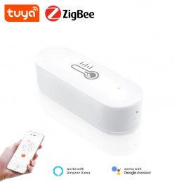 ZigBee Capteur De Température Et Humidité, App Tuya et SmartLife, Petit et  Rond