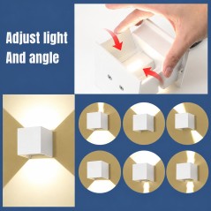 Tuya Smart Zigbee RGB+CCT 9W LED Wall Light Indoor Outdoor