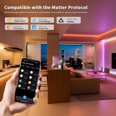 Contrôleur LED avec NFC Smart Matter over Thread 12-48 V