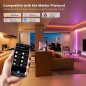 Matter Smart LED-Controller über Gewinde 12-48V mit NFC für DIM-, CCT- und RGBCW-Streifen