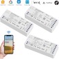 Matter Smart LED Controller over Thread 12-48V with NFC for DIM, CCT and RGBCW Strips