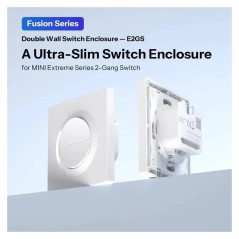 SONOFF E2GS: ultradünne Abdeckplatte für MINI Extreme Series Zwei-Kanal-Module