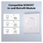 Sonoff E2GS Fusion Wandhalterung für MINI-2GS, MINI-ZB2GS und ZB2GS-L Doppelschalter