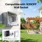Boîtier extérieur étanche Sonoff EWPB IP65 pour interrupteurs et prises de la série Fusion