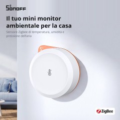 SONOFF SNZB-02M AirGuard TH : capteur Zigbee de température, d’humidité et de pression
