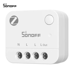 SONOFF MINI-ZB1GP: dettaglio dei morsetti N, L, L e L Out