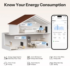 Consommation domestique et facture avec tarification par plages dans l’application eWeLink