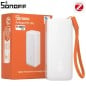 SONOFF SNZB-02B accanto alla confezione arancione AirGuard TH Lite