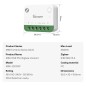Sonoff MINI-ZB1GSP MINI ONE PM 16A Zigbee slimme schakelaar met vermogensmeting