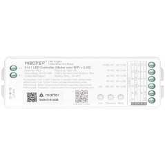 Vista superior del controlador ML5 con abrazaderas y teclas Link, Frequency y Mode