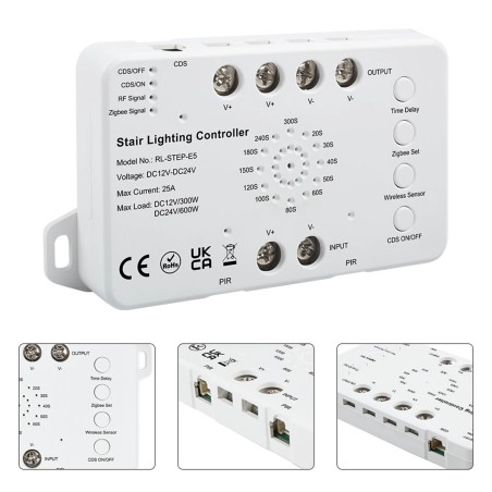 Tuya Smart Zigbee LED-trapverlichtingscontrollerkit met afstandsbediening