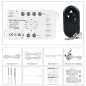 Kit de contrôleur d'éclairage d'escalier LED intelligent Tuya Zigbee avec télécommande