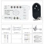 Tuya Smart Zigbee LED Staircase Lighting Controller Kit with Remote Control