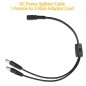 DC 12V Y-Splitterkabel 5,5 x 2,1 mm Buchse auf Stecker