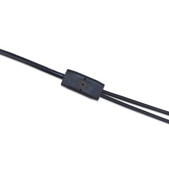 Junta en Y del cable divisor de CC moldeada en una sola pieza con funda de PVC negro