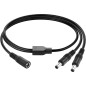 DC 12V Y-Splitterkabel 5,5 x 2,1 mm Buchse auf Stecker