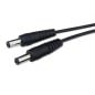 Câble répartiteur d'alimentation CC 12 V en Y, connecteurs femelle et mâle 5,5 x 2,1 mm