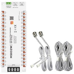 Tuya Smart Treppenhaus-Bedienfeld LED 32 Stufen WLAN oder Zigbee mit PIR-Sensoren
